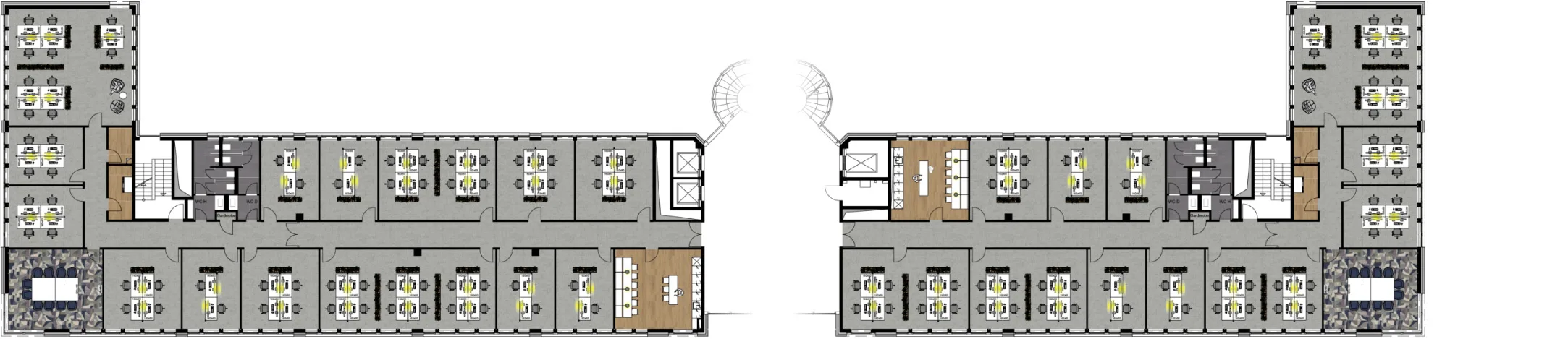Einzel- und Gruppenbüros